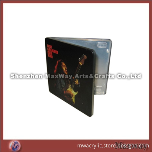 Clear Square Single Acrylic CD Box